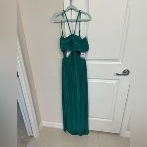Long maxi dress - emerald green
